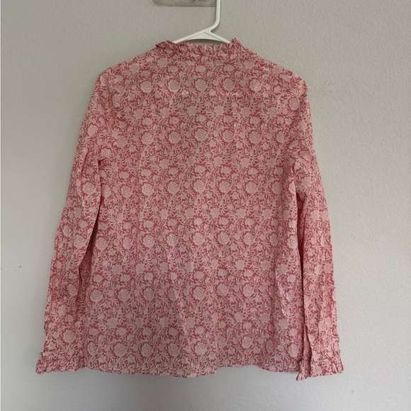 Sezane Rozy floral ruffle button front blouse size 36 Smalll - Picture 6 of 8